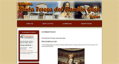 Desktop Screenshot of parrocchiasantateresatp.it